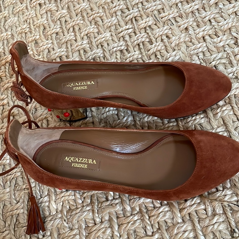 Aquazzura Suede Shoes (BRAND NEW)